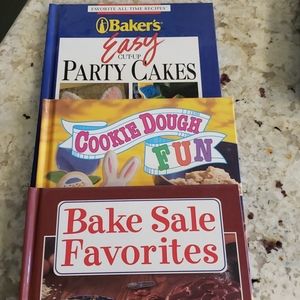 3 cookbooks